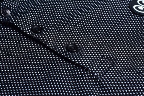 Toofashy Cotton Classic Polo Shirt for Men - Short Sleeve Textured Cotton Jacquard Pattern with Ribbed Collar in Saudi Arabia