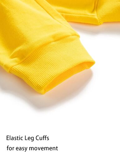 WIYOSHY Boys' Solid Color Drawstring Cotton Sweatpants Jogger Pants for Kids in Saudi Arabia