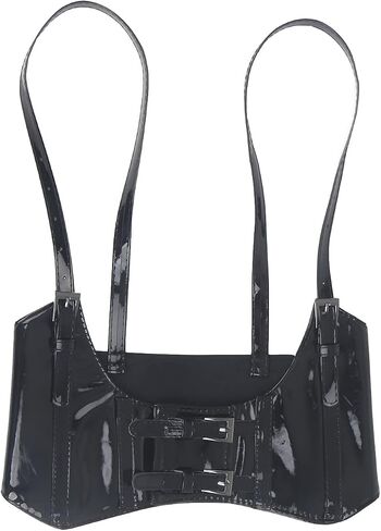 Women's Fashion Waist Belt Faux Leather Underbust Corset in Saudi Arabia