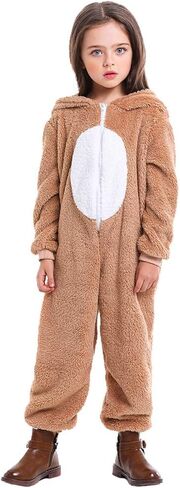 Soyoekbt Kids Reindeer Costume for Christmas Boy Girl Animal Onesies Pajamas for Xmas in Saudi Arabia