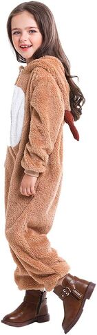 Soyoekbt Kids Reindeer Costume for Christmas Boy Girl Animal Onesies Pajamas for Xmas in Saudi Arabia
