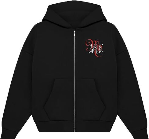 Mariah Carey unisex-adult Mariah Carey Official Merry Christmas One & All Tour Zip Up Hoodie Hooded Sweatshirt in Kuwait