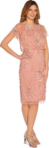 Adrianna Papell Women's Beaded Blouson Dress in Saudi Arabia