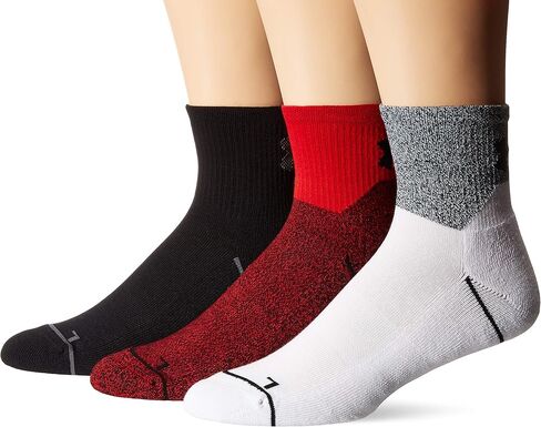 Under Armour Men's Phenom Quarter Socks, 3-Pairs in Saudi Arabia