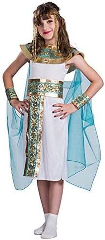 زي ميجارتيكو للهالوين للفتيات الملكة المصرية كليوباترا مع غطاء للرأس للأطفال in Kuwait