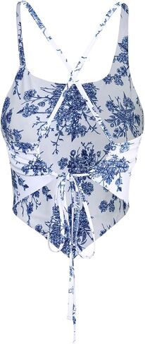 المرأة الرسن متقاطع الرباط حتى عارية الذراعين الصيف قطع تانك القمم in Kuwait