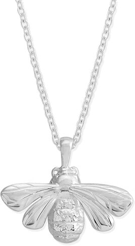 Boma Jewelry Sterling Silver Bumble Bee Pendant Necklace, 18 Inches in Saudi Arabia