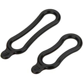Elastic Lightweight Rubber O Rings for Headlamp Bike Bicycle LED Headlight Black 10Pcs