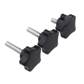 Star Head Thumb Screws Bolts Star Grip Knobs Mechanical Torx Handle Screws (M10×60mm,5 pcs)