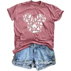 Magical Shirt for Women Magic Kingdom Tshirt Family Vacation Tee Summer Casual Tops