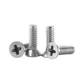 30 PCS #6-32 * 1" Countersunk Flat Head Machine Screws, Phillips Drive Screws, 304 Stainless Steel Screws, Full Thread Screws, Coarse Thread Screws