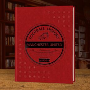 Signature gifts Manchester United UK English Football History Book - Last Minute Man U Soccer Fan Gift - Soccer History Told Through Archive Newspaper Coverage (Manchester United - Man Utd)