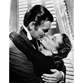 Posterazzi Gone with The Wind Kissing Scene Photo Print (8 x 10)