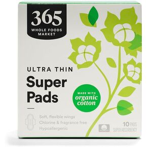 Azalea, Made with Organic Cotton Pads, Super, 10 ct