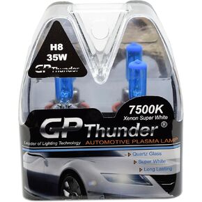 GP Thunder SGP75-H8 Super White 7500K 35W Xenon Quartz Halogen Light Bulb (Pack of 2)