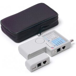 StarTech.com Professional Multi Function RJ45 RJ11 USB and BNC Cable Tester - Remote Cable Tester - Network Testing Device (REMOTETEST)