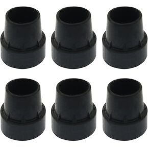 6PCS Trampoline Rubber Feet Covers Plastic Anti Slip Pads Reduce Noise Friction Bounce Bed Bungee Bed Base Tube Sleeve Accessories Black