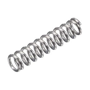 uxcell Compression Spring,304 Stainless Steel,8mm OD,1.2mm Wire Size, 22.8mm Compressed Length,35mm Free Length,61.8N Load Capacity for Home Projects, Silver Tone, 5pcs