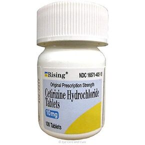 Cetirizine Hcl/Antihistamine (10 mg), 100 Tablets