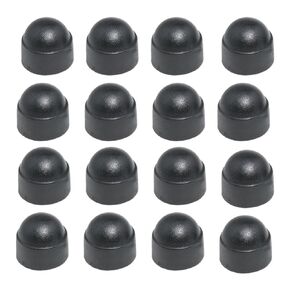 Bolt Caps Nut Protection Caps Nut Cover Cap Black Hex Nut Cover Nylon Nut Cap Bolt Covers Caps Nut Protective Cover M8x14mm 50PCS