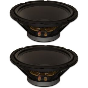 Goldwood Sound, Inc. Stage Subwoofer, Heavy Duty 8ohm 12" Woofers 450 Watts Each Replacement 2 Speaker Set (GW-12PC-8-2)