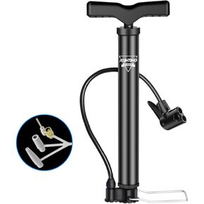 Ball Pump with Needle,Nozzle and Extension Hose for Football,Basketball,Volleyball, Rugby, Balloon & Other Inflatables Perfect Bike Pump for All Bikes