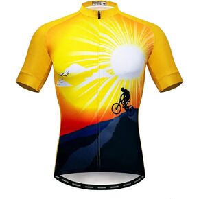 Cycling Jersey Shorts Set Pro Team Bicycle Clothing MTB Jerseys for Men