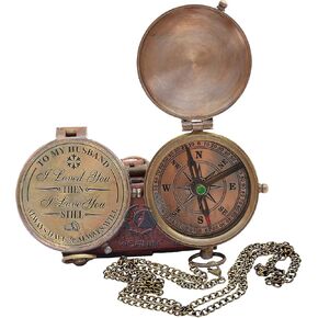 Engraved Compass, Gift for Husband, Gift for Him, Long Distance Boyfriend Gift, Fiance Gift, Long Distance Relationship Gift for Army Boyfriend Gift.