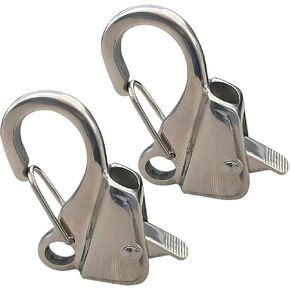 Knotless Anchor System with Quick Release Clip 316 Stainless Steel Boat Anchor Slide Hook Holds 8000 lb Non Rusting Easy to use 2PCS
