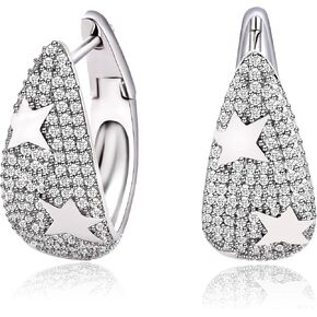 Gold Hoop Earrings for Women Simple Cute Jewelry Gifts for Women Girls in Kuwait