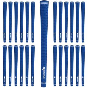 Karma Velour Golf Grips 25 Pack for Men, Women, Juniors | Undersize / Standard / Midsize / Oversize / Jumbo | 6 Colors | Bulk High-Performance Rubber Golf Club Grips