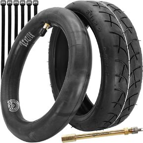 Tire Kit V3 and 8 1/2 x 2L Inner Tube | Compatible with Xiaomi Scooters (M365 - Pro - Mi 3) - GoTrax - Ducati - Etc. | For 8.5-inch wheels (8 1/2 x 2 or 50/75-6.1 or 8.5x2)