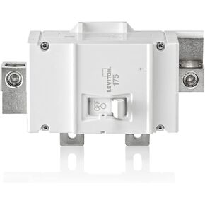 Leviton LM175-T 175A 2-Pole Main Circuit Breaker, Thermal Magnetic, White