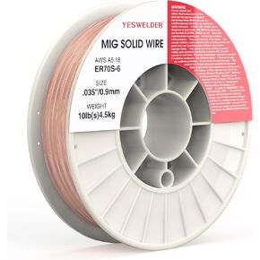 YESWELDER ER70S-6 .030-Inch on 2-Pound Spool Carbon Steel Mig Solid Welding Wire