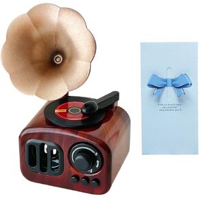 Music Box Phonograph Retro Classical Gramophone Musical Box Table Desk Decoration