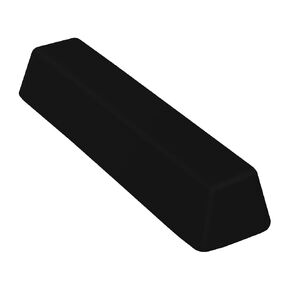 Black Emery Polishing Compound Used for Cutting & Preparing Materials to Be Buffed - Works on Aluminum, Stainless Steel, and more. Not for Plastics & Softer Metals - 1 Pound Bar
