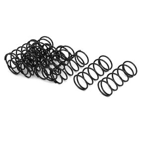 uxcell Compression Spring - 1.2mm Wire Dia , 15mm OD , 35mm Free Length Spring Steel Extension Spring,Black,10Pcs