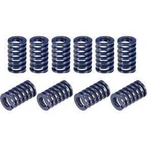 uxcell 3D Printer Die Spring, 20pcs 10mm OD 20mm Long Spiral Stamping Light Load Compression Mould Die Springs for 3D Printer Electric Part, Blue