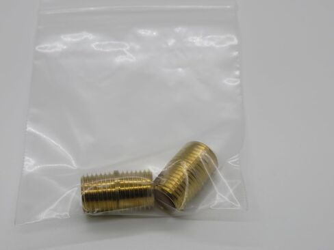 حلمة إغلاق نحاسية، 1/4 بوصة ذكر × 1/4 بوصة ذكر NPT، (عبوتان) in Saudi Arabia