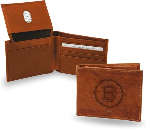 Rico Industries NHL Anaheim Ducks Embossed Leather Billfold Wallet in Saudi Arabia