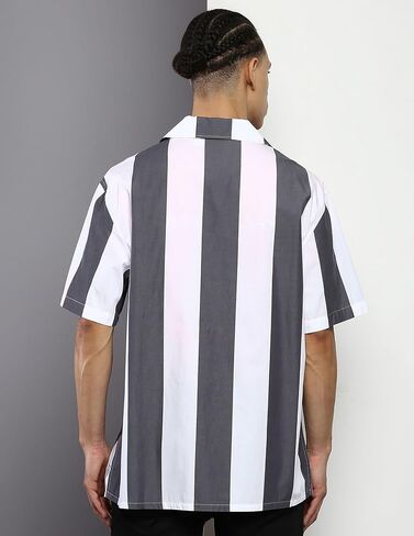 Calvin Klein Men's Stripe Easy Camp Shirt in Saudi Arabia