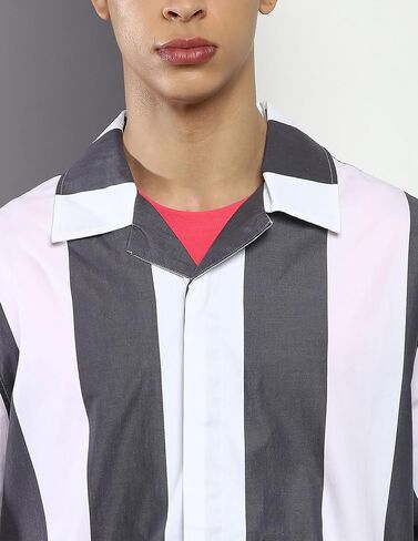 Calvin Klein Men's Stripe Easy Camp Shirt in Saudi Arabia