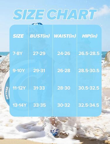 ملابس سباحة تانكيني للفتيات من Adisputent مقاس 7-14 مكونة من قطعتين بخصر عالٍ وجزء سفلي لطيف بألوان كتلة للأطفال لباس سباحة in Kuwait