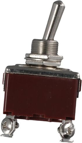 FEIYING Momentary Miniature Toggle Switch, 4Pin 2 Position DPST Mini Miniature Toggle Switch ON/Off Switch for Car Dash Dashboard 15A 250VAC in Kuwait