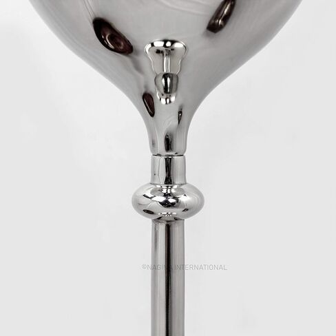 Large Champagne Glass Premium Aluminum Free Standing Nickel Plated Wine Chiller | Wine Coolers & Cellar With Ice Bucket | Kitchen & Bar Wares | Nagina International in Saudi Arabia