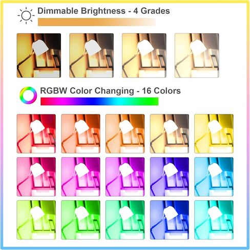 Dimmable E26 Warm LED Light Bulb, 6W RGBW Color 500LM with 16 Color Changing Modes for Christmas, Party etc with Remote Control 2 Pack in Saudi Arabia