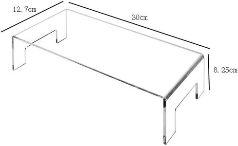 lasenersm 2 Pieces Acrylic Display Risers Cupcake Stand Showcase Collectible Display Stand Retail Display Stand Acrylic Risers Stands Cupcakes Holder Dessert Display Showcase Stand(Transparent, L) in Saudi Arabia