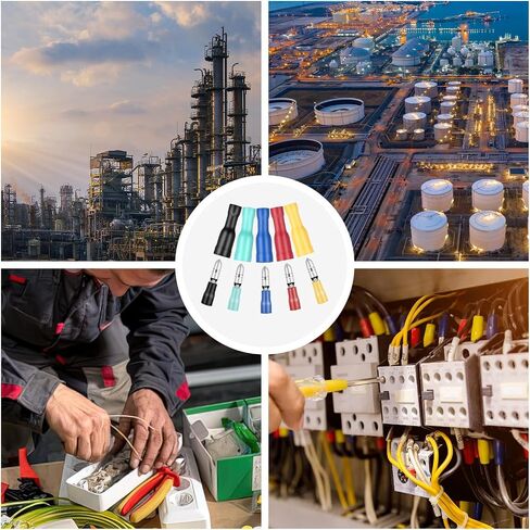 Nilight 200 قطعة موصلات أسلاك طرفية رصاصة AWG 22-10 أنثى وذكر رصاصة بعقب معزول مقاوم للماء طقم موصل كهربائي للسيارات الأسلاك الكهربائية البحرية، ضمان لمدة عامين in Saudi Arabia