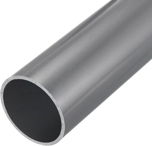 MECCANIXITY أنبوب دائري صلب PVC 54.8 مم ID 60 مم (2 3/8 بوصة) OD 350 مم رمادي فاتح عالي التأثير لأنابيب المياه الحرف اليدوية كابل الأكمام in Saudi Arabia