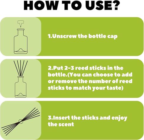 موزع روائح قصب السترونيلا، موزع عطور للحمام، مجموعة ناشرات روائح القصب مع 6 أعواد ناشرة للقصب، ديكورات منزلية، رائحة عشب الليمون 6.76 أونصة سائلة للأم in Kuwait